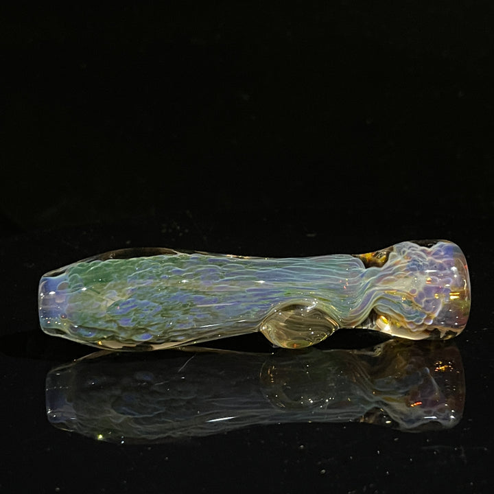 Smoky Purple Nebula Chillum Glass Pipe Tako Glass   