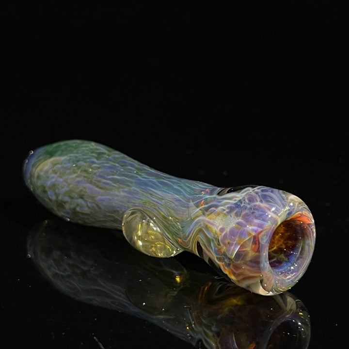 Smoky Purple Nebula Chillum Glass Pipe Tako Glass   