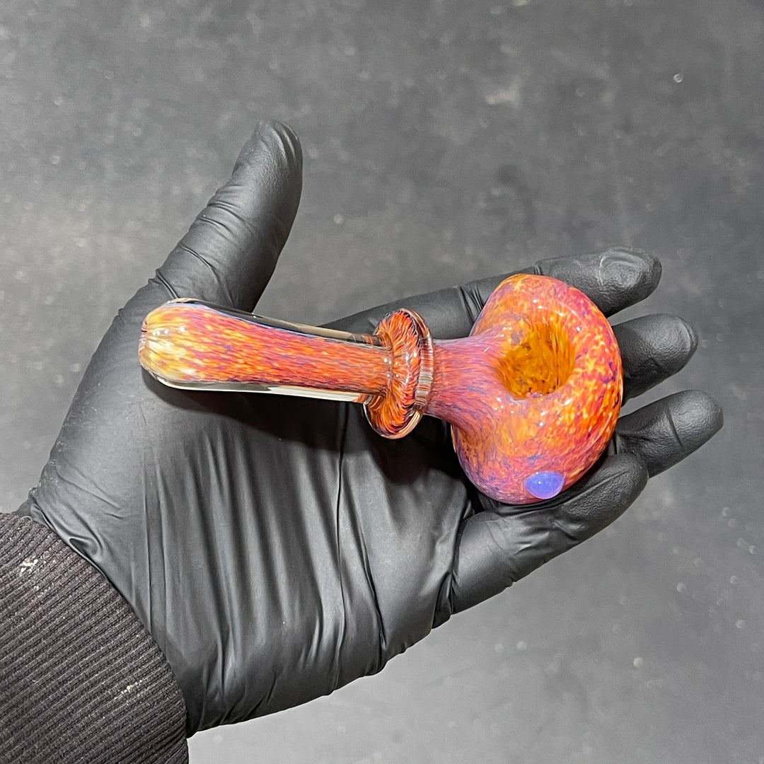 Thick Striking Purple Pipe + Ryot Headcase Combo Glass Pipe Chuck Glass