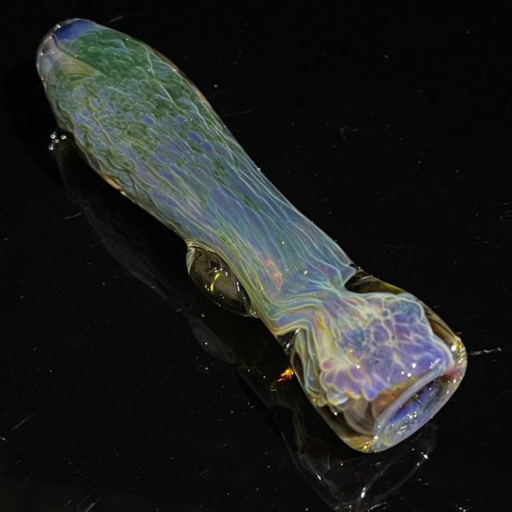 Smoky Purple Nebula Chillum Glass Pipe Tako Glass   