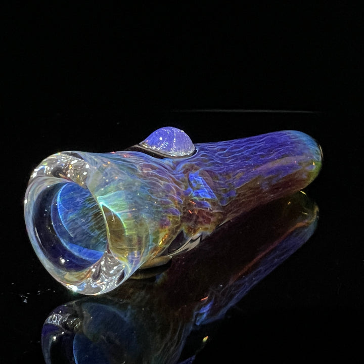 Thick Purple Chillum Glass Pipe Chuck Glass   