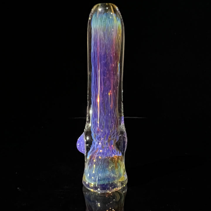 Thick Purple Chillum Glass Pipe Chuck Glass   