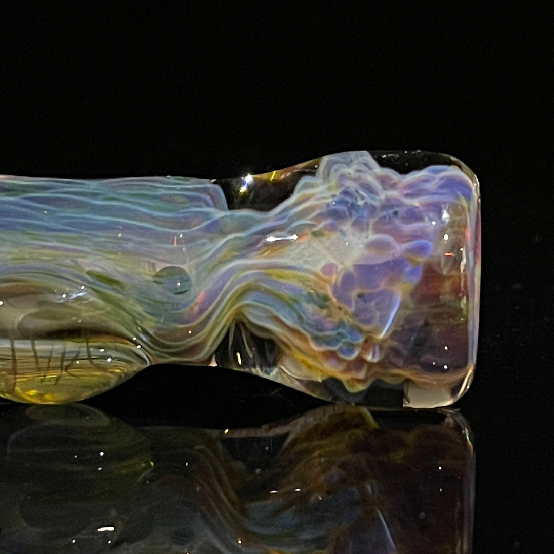 Smoky Purple Nebula Chillum Glass Pipe Tako Glass   