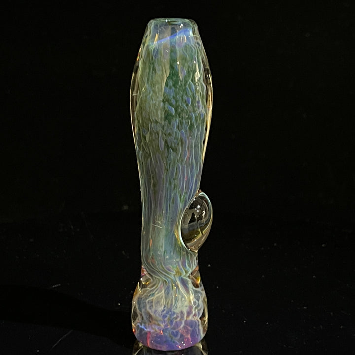 Smoky Purple Nebula Chillum Glass Pipe Tako Glass   