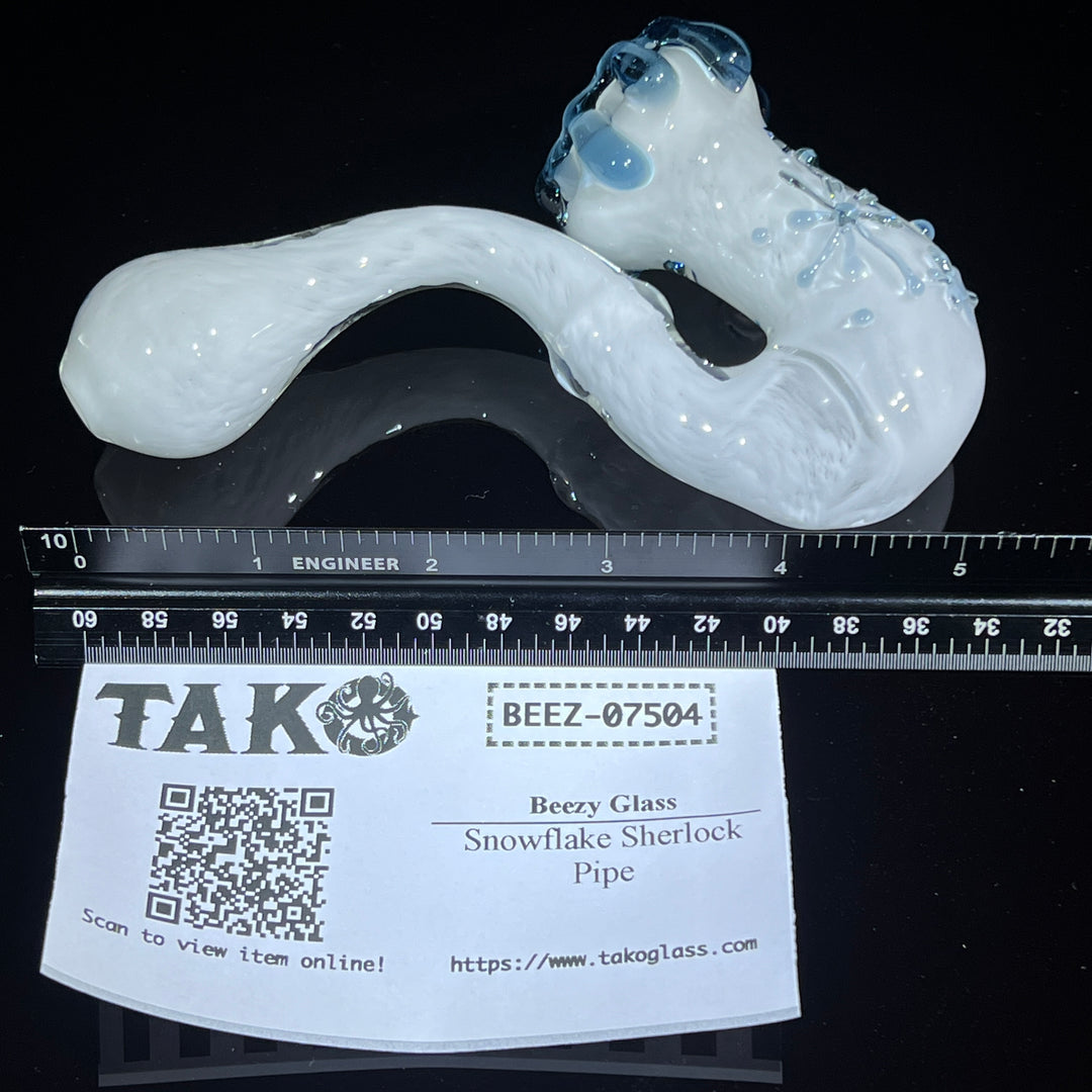 Snowflake Sherlock Pipe Glass Pipe Beezy Glass