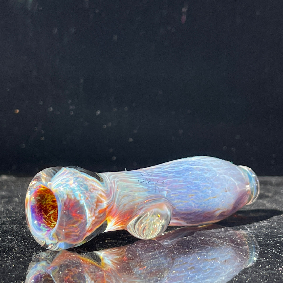 Purple Nebula Chillum Glass Pipe Tako Glass   