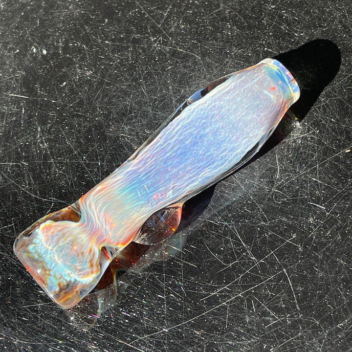 Purple Nebula Chillum Glass Pipe Tako Glass   