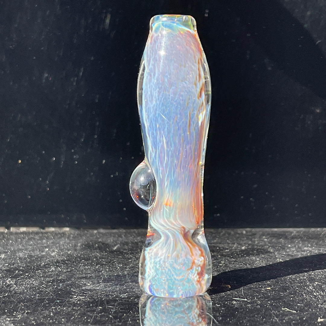 Purple Nebula Chillum Glass Pipe Tako Glass   