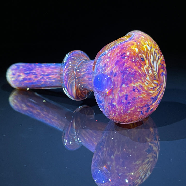 Thick Striking Purple Pipe + Ryot Headcase Combo Glass Pipe Chuck Glass