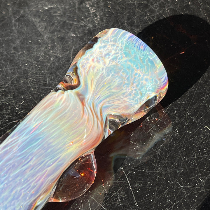 Purple Nebula Chillum Glass Pipe Tako Glass   