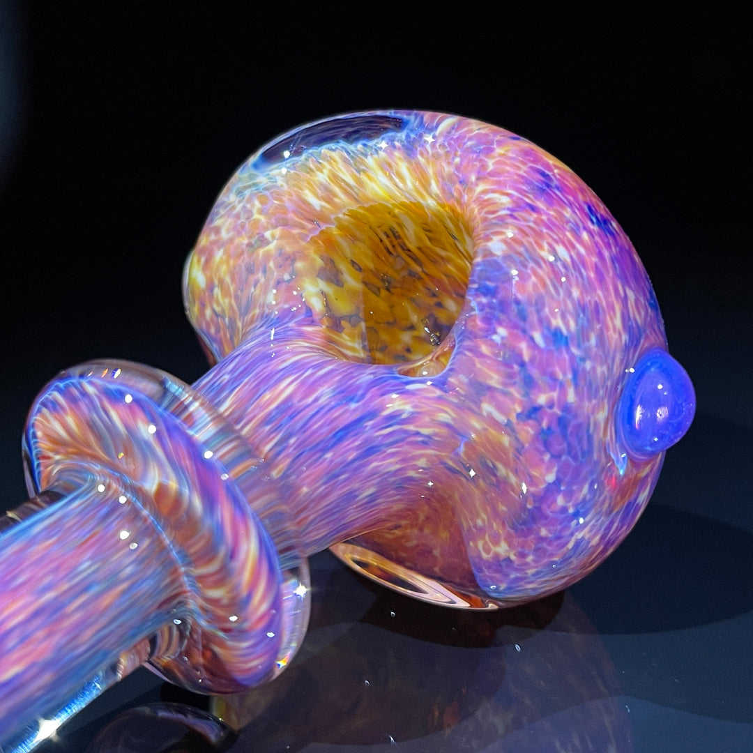 Thick Striking Purple Pipe + Ryot Headcase Combo Glass Pipe Chuck Glass