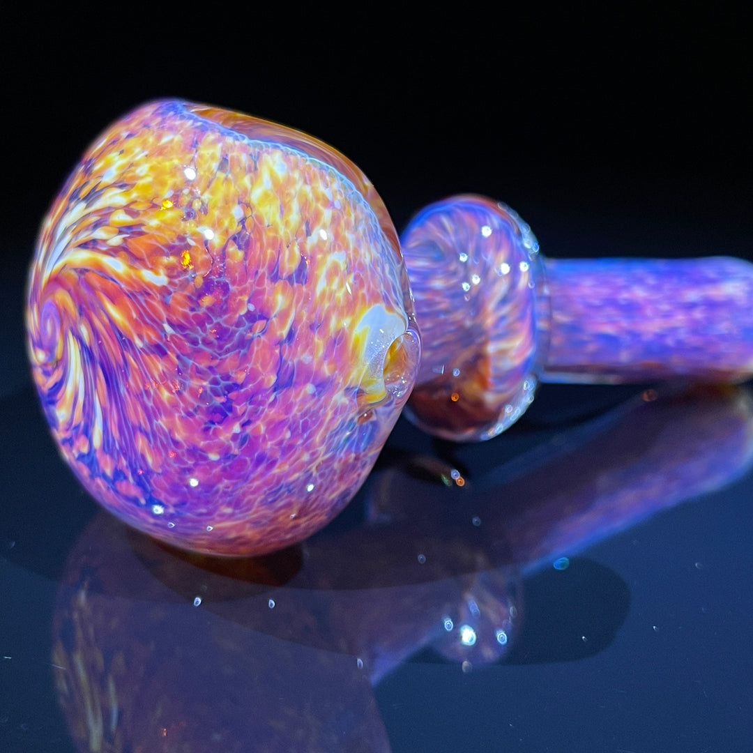 Thick Striking Purple Pipe + Ryot Headcase Combo Glass Pipe Chuck Glass