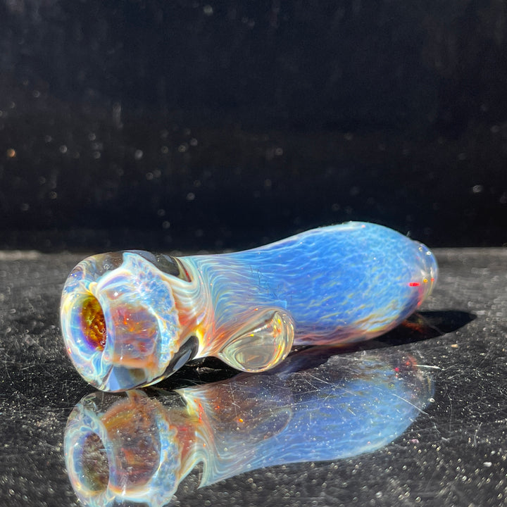 Purple Nebula Chillum Glass Pipe Tako Glass   