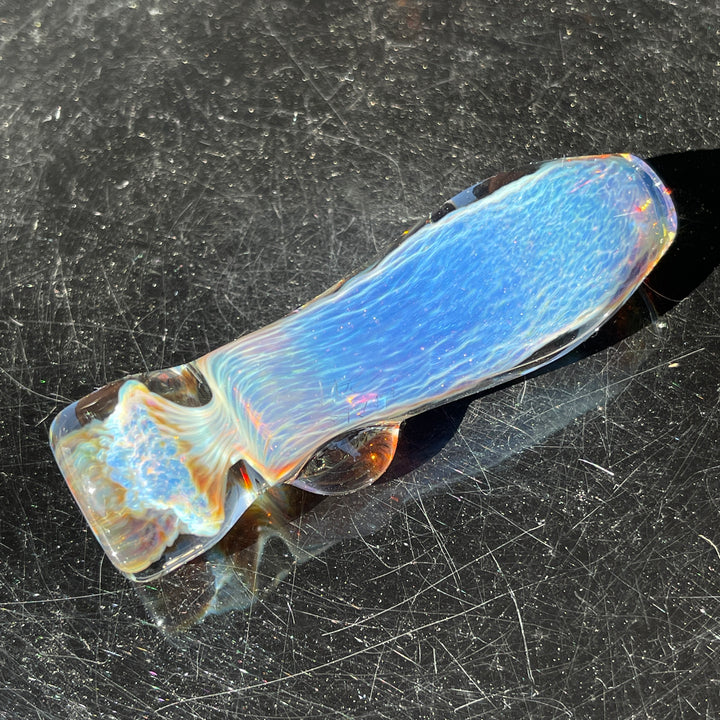 Purple Nebula Chillum Glass Pipe Tako Glass   