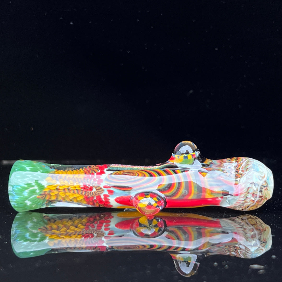 Glass Berry Cupcake Chillum Glass Pipe Glass Berry Cupcake   