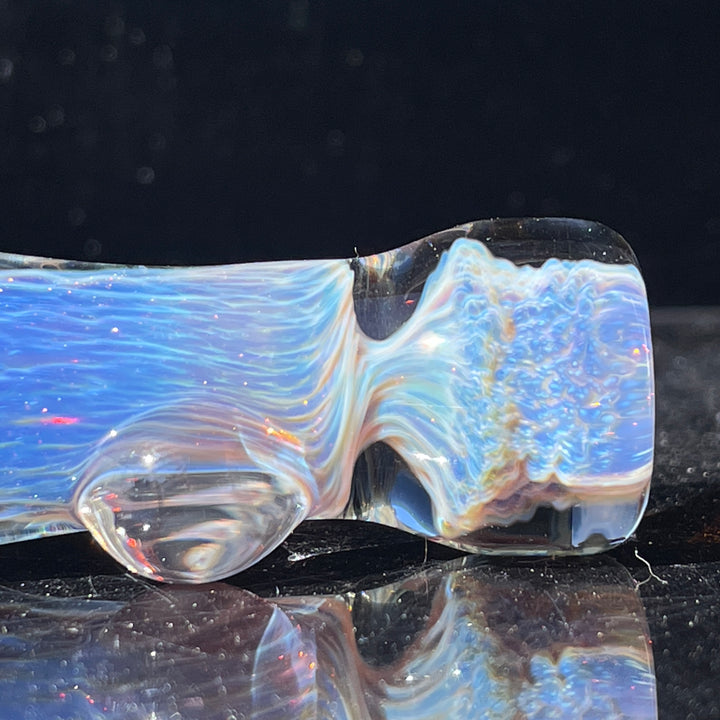 Purple Nebula Chillum Glass Pipe Tako Glass   