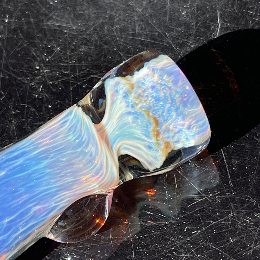 Purple Nebula Chillum Glass Pipe Tako Glass   