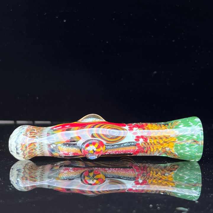 Glass Berry Cupcake Chillum Glass Pipe Glass Berry Cupcake   