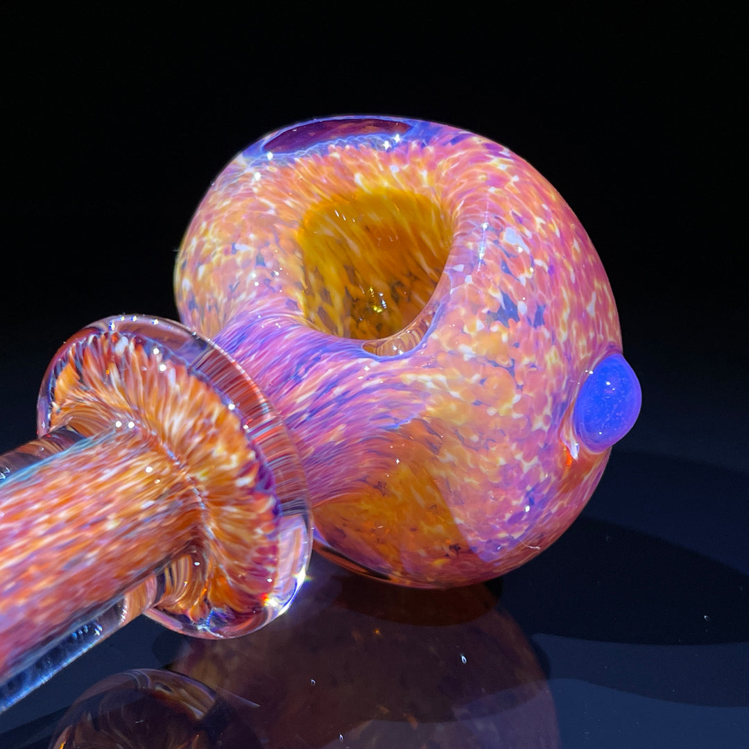 Thick Striking Purple Pipe + Ryot Headcase Combo Glass Pipe Chuck Glass