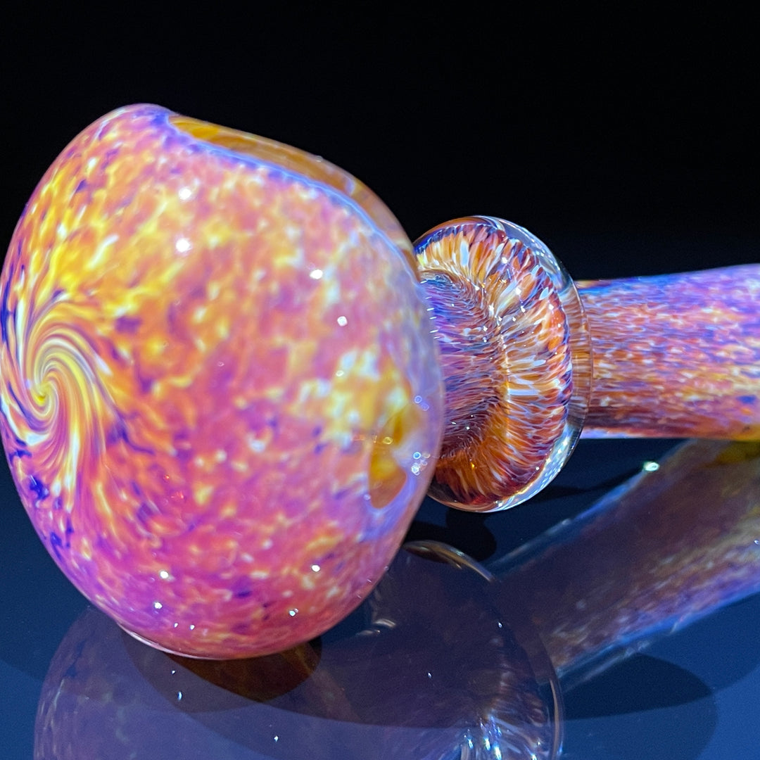 Thick Striking Purple Pipe + Ryot Headcase Combo Glass Pipe Chuck Glass