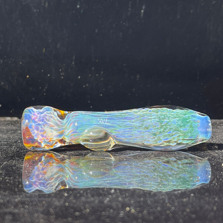 Smoky Purple Nebula Chillum Glass Pipe Tako Glass   