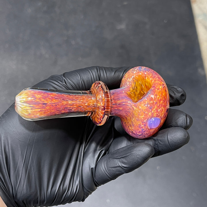 Thick Striking Purple Pipe + Ryot Headcase Combo Glass Pipe Chuck Glass