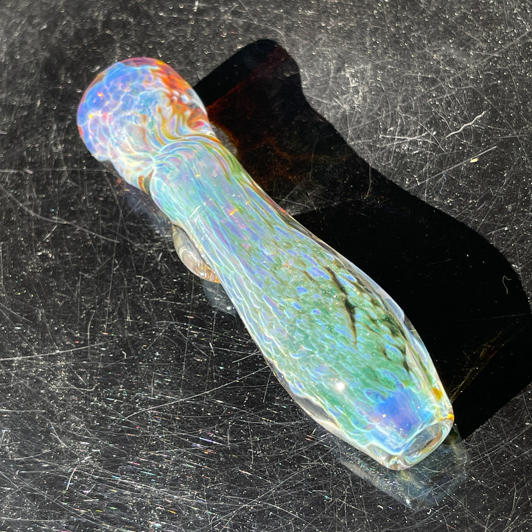 Smoky Purple Nebula Chillum Glass Pipe Tako Glass   