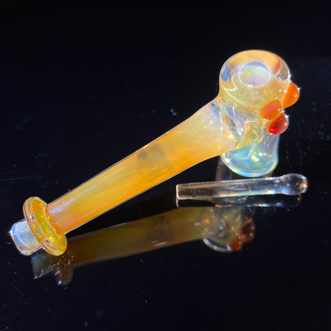 Silver Fumed Hash Hammer Glass Pipe KOP Glass   