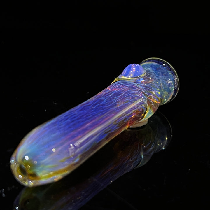 Thick Purple Chillum Glass Pipe Chuck Glass   