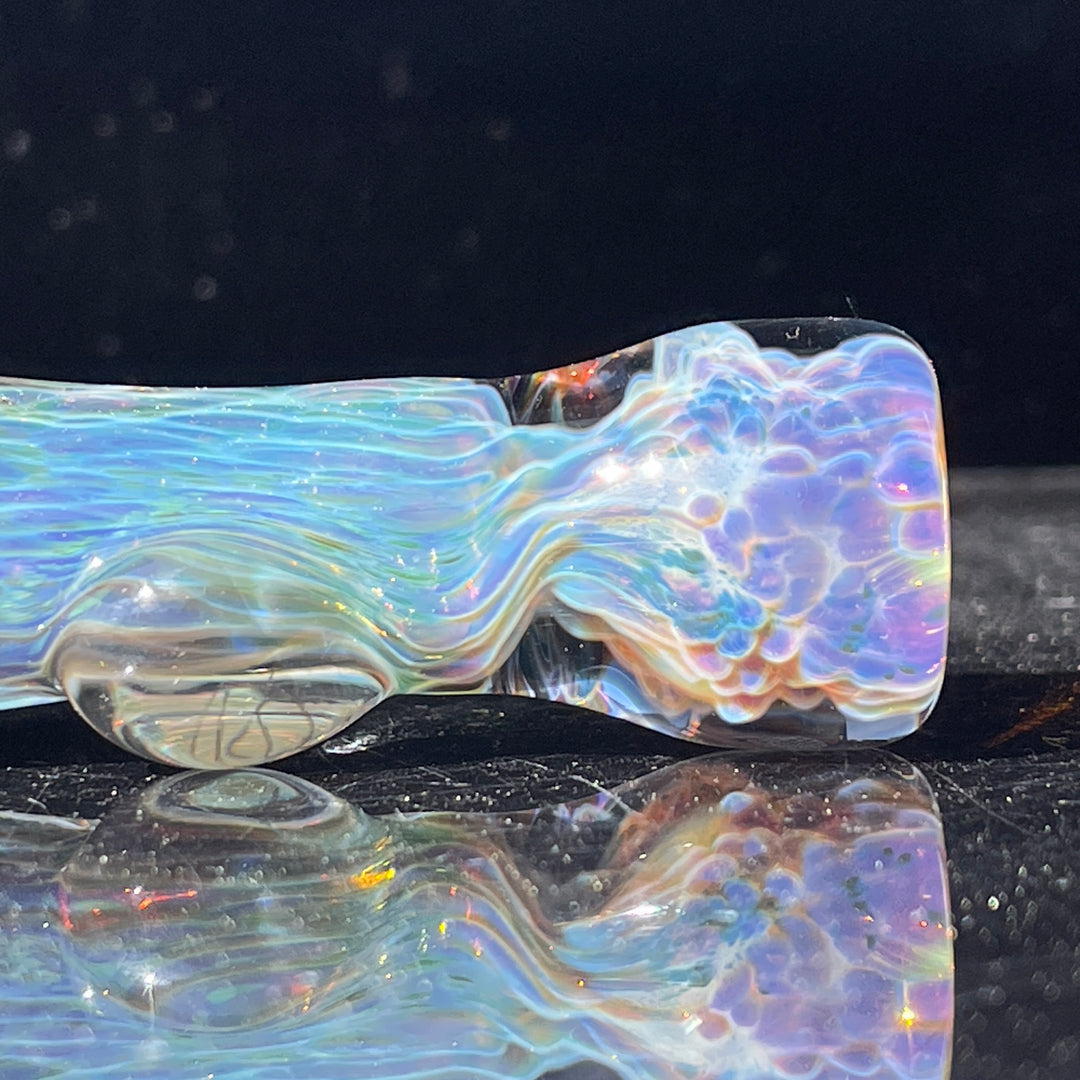 Smoky Purple Nebula Chillum Glass Pipe Tako Glass   