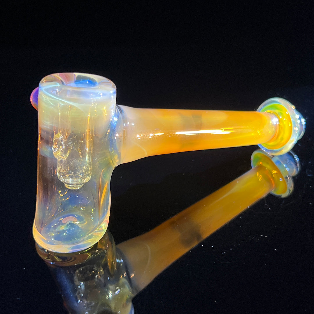 Silver Fumed Hash Hammer Glass Pipe KOP Glass   