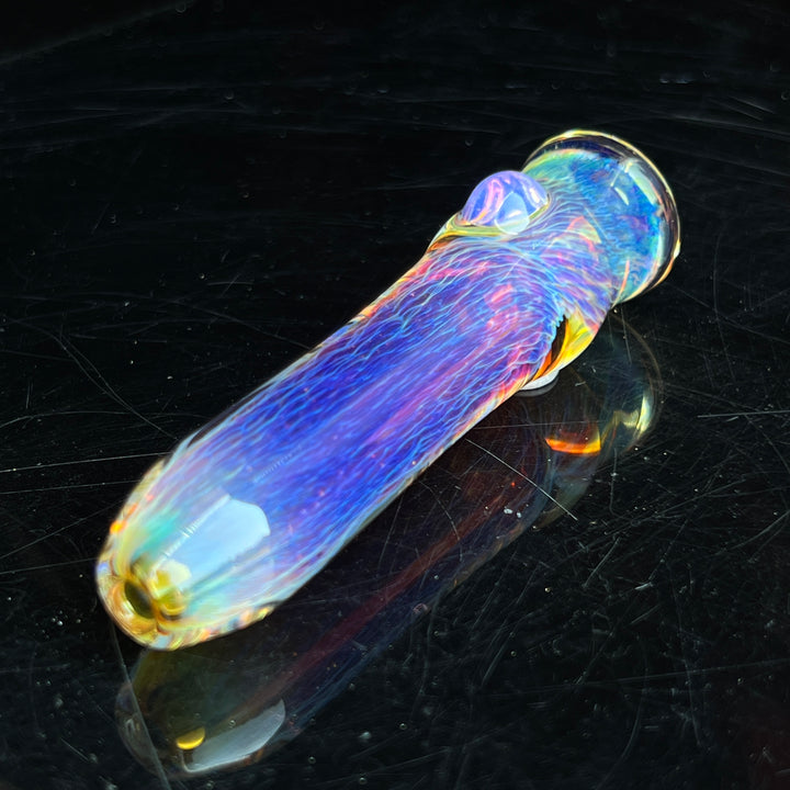 Thick Purple Chillum Glass Pipe Chuck Glass   