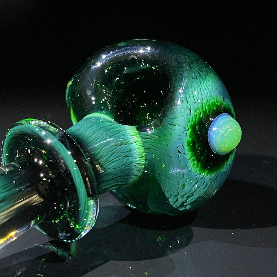 Thick Exp Green Pipe + Ryot HeadCase Combo Glass Pipe Chuck Glass