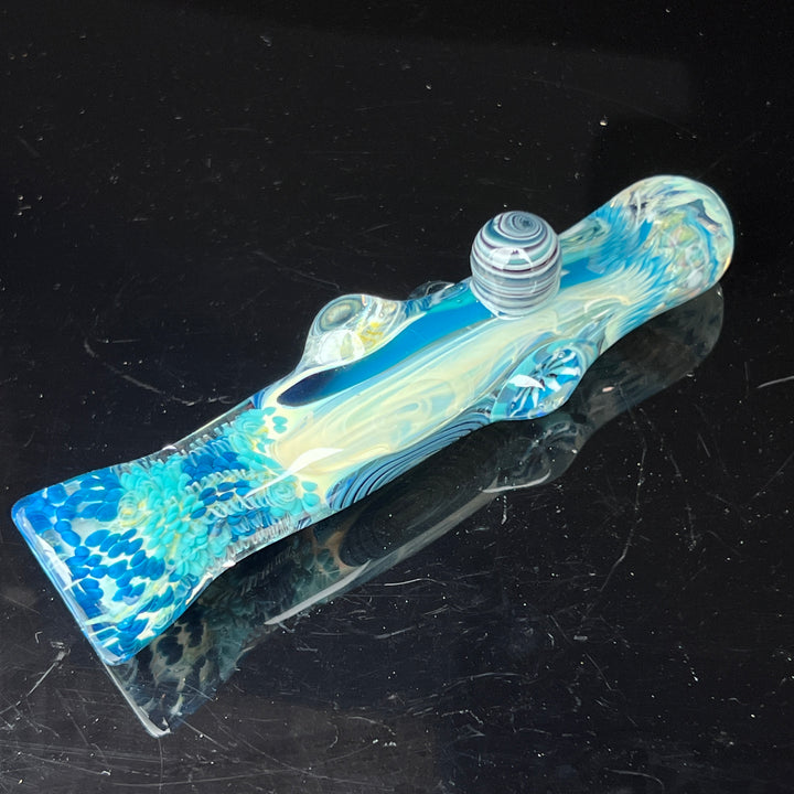 Glass Berry Cupcake Chillum Glass Pipe Glass Berry Cupcake   