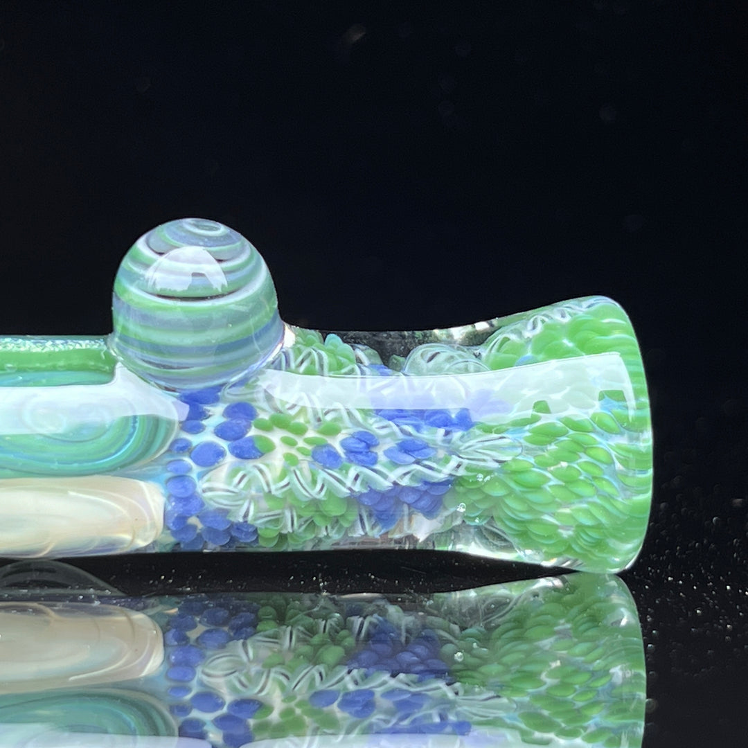 Glass Berry Cupcake Chillum Glass Pipe Glass Berry Cupcake   