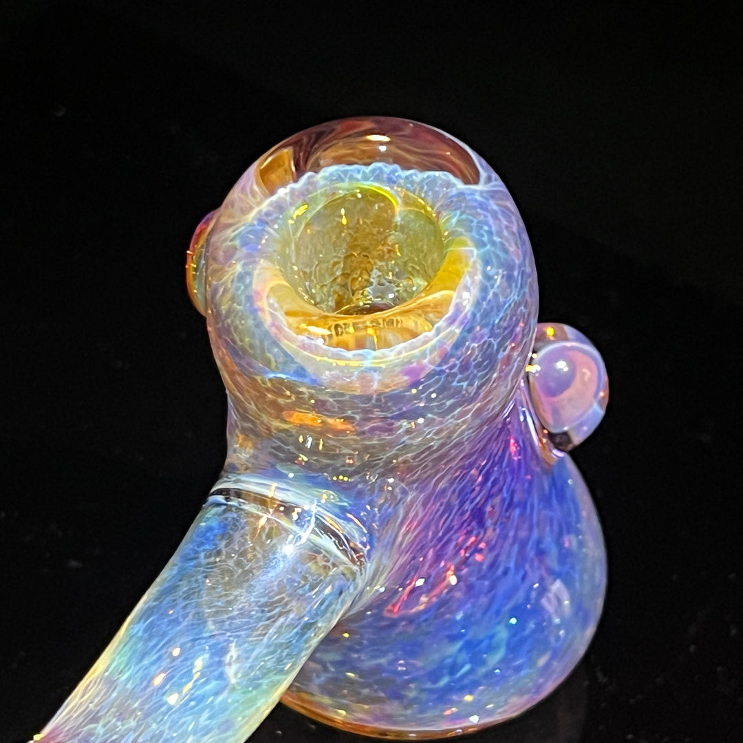 Purple Mushroom Bubbler Glass Pipe Beezy Glass