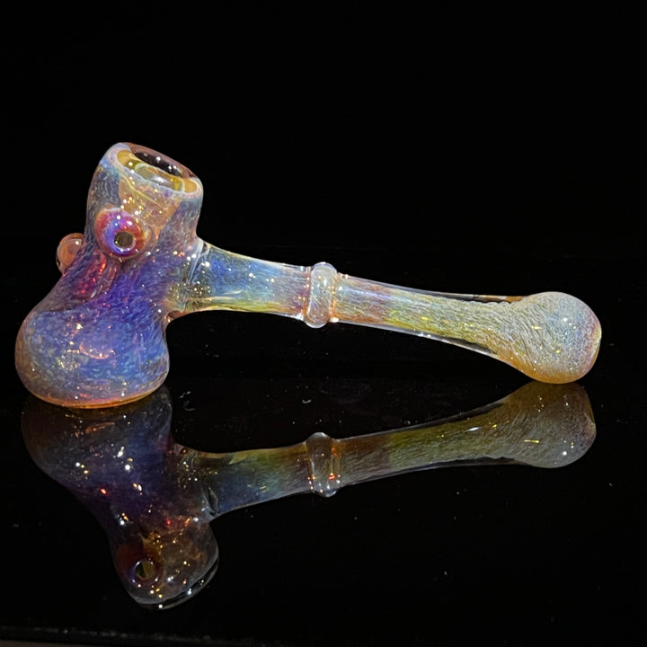 Purple Mushroom Bubbler Glass Pipe Beezy Glass