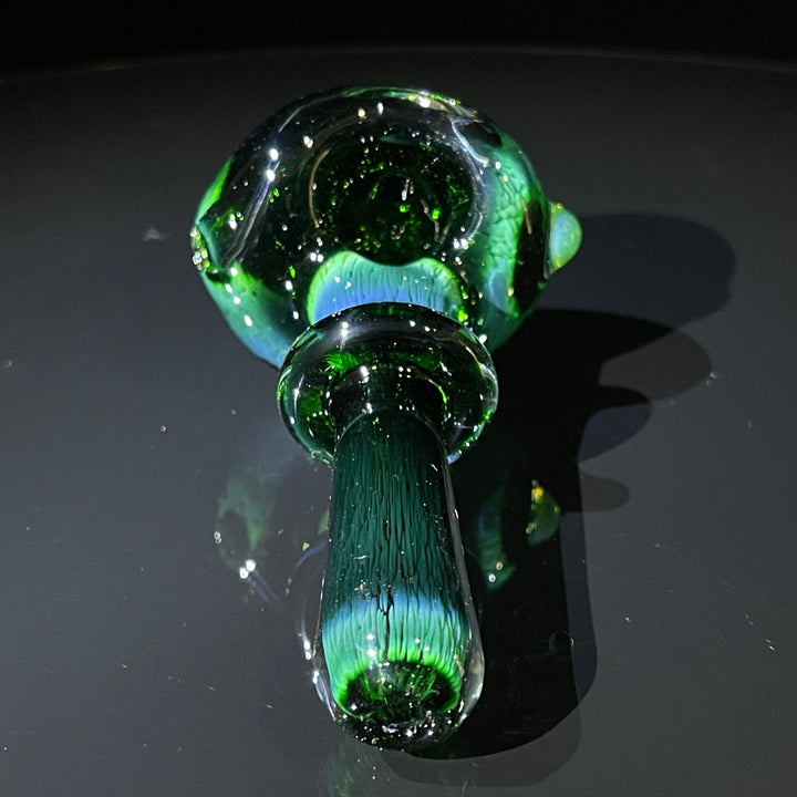 Thick Exp Green Pipe + Ryot Headcase Combo Glass Pipe Chuck Glass