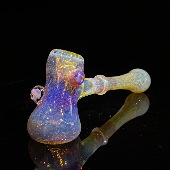 Purple Mushroom Bubbler Glass Pipe Beezy Glass