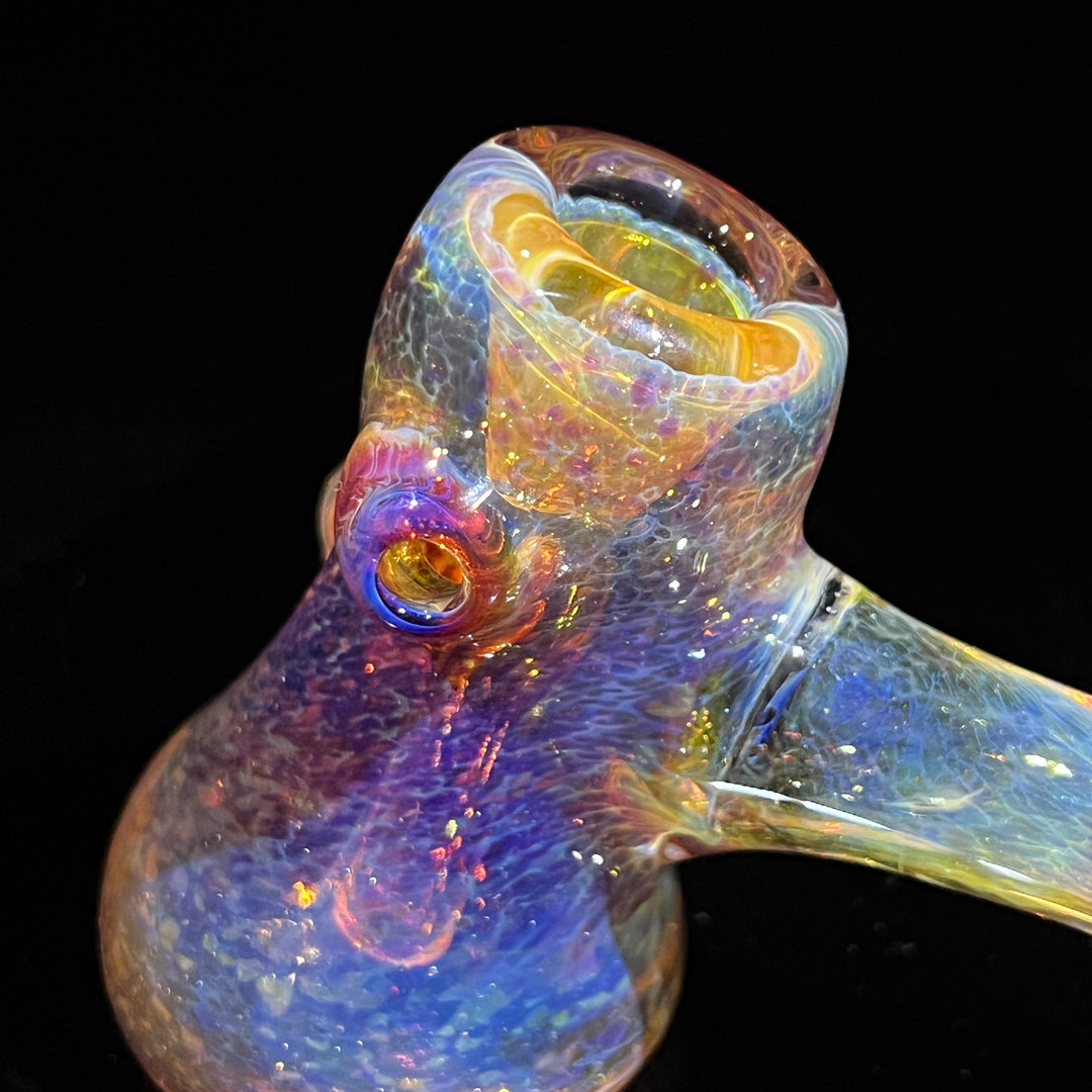 Purple Mushroom Bubbler Glass Pipe Beezy Glass