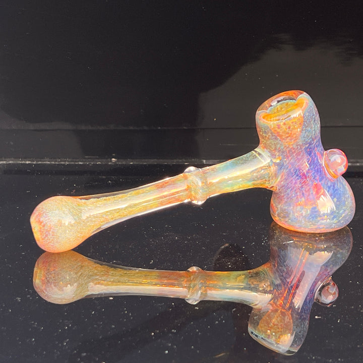 Purple Mushroom Bubbler Glass Pipe Beezy Glass