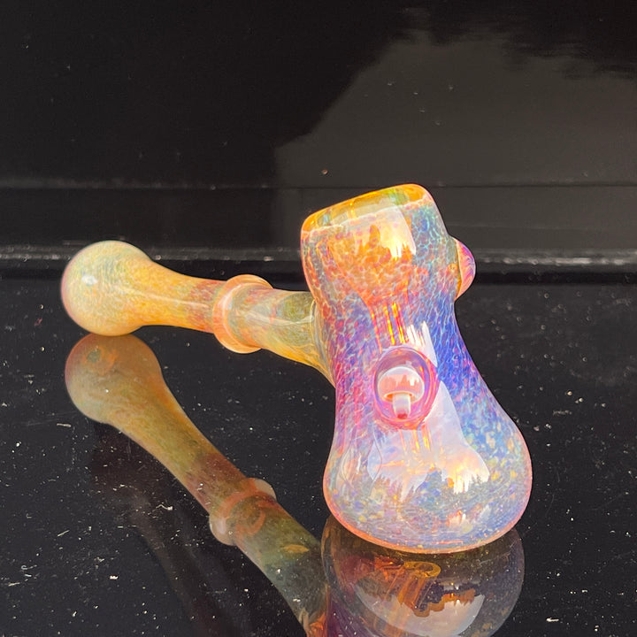 Purple Mushroom Bubbler Glass Pipe Beezy Glass