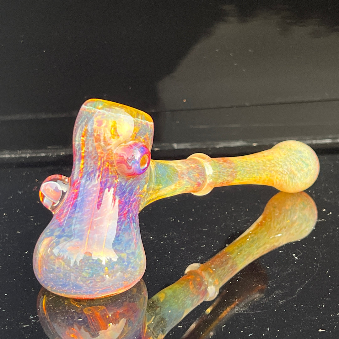 Purple Mushroom Bubbler Glass Pipe Beezy Glass