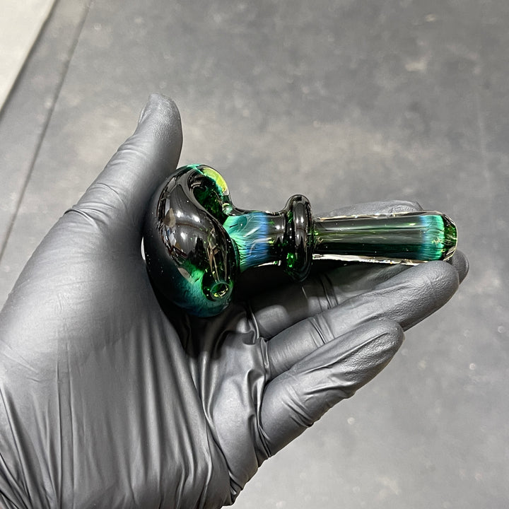 Thick Exp Green Pipe + Ryot Headcase Combo Glass Pipe Chuck Glass