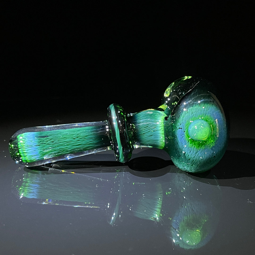 Thick Exp Green Pipe + Ryot Headcase Combo Glass Pipe Chuck Glass