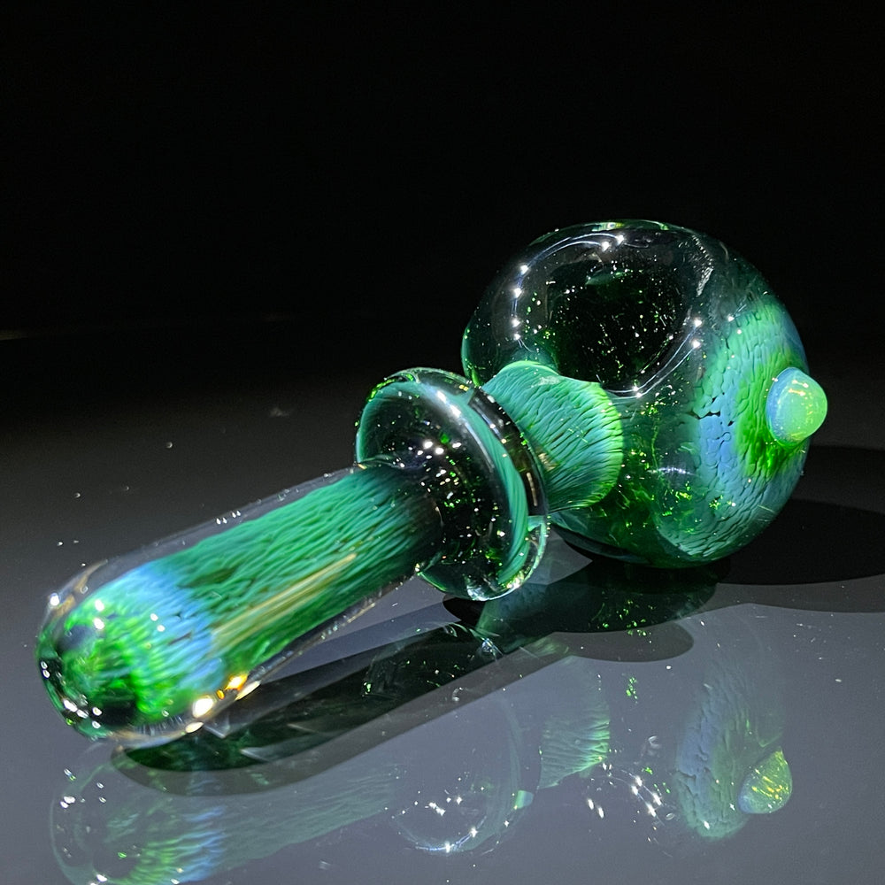 Thick Exp Green Pipe + Ryot Headcase Combo Glass Pipe Chuck Glass