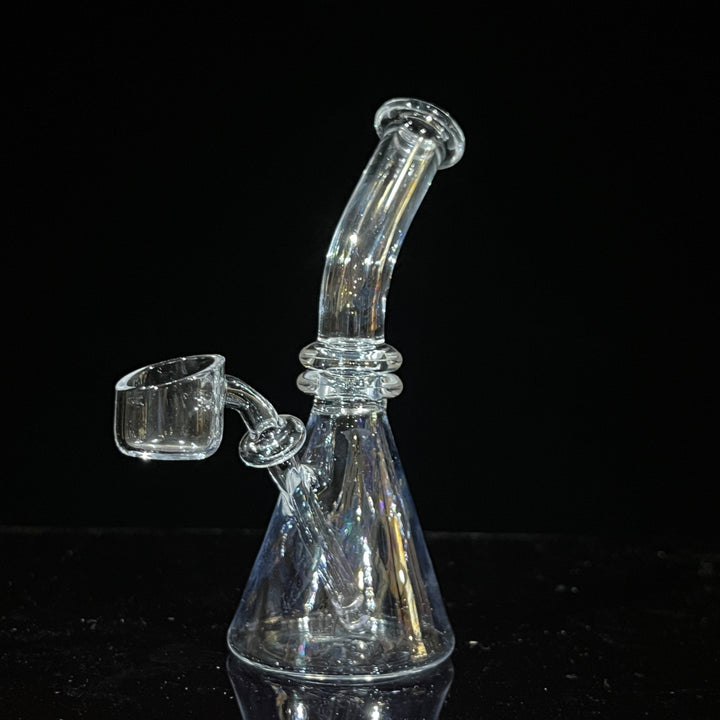 Mother-of-Quartz Shortie Glass Pipe Hillside Glass