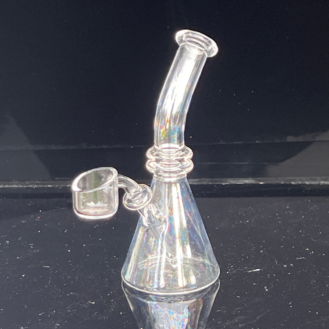 Mother-of-Quartz Shortie Glass Pipe Hillside Glass