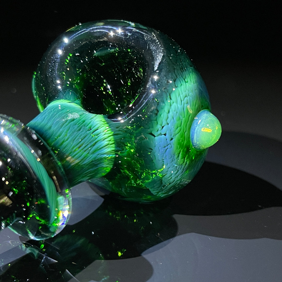 Thick Exp Green Pipe + Ryot Headcase Combo Glass Pipe Chuck Glass