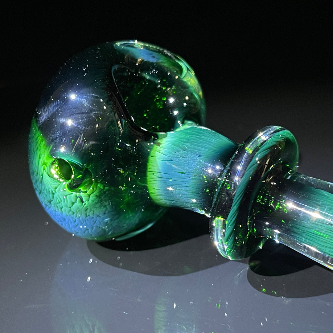 Thick Exp Green Pipe + Ryot Headcase Combo Glass Pipe Chuck Glass